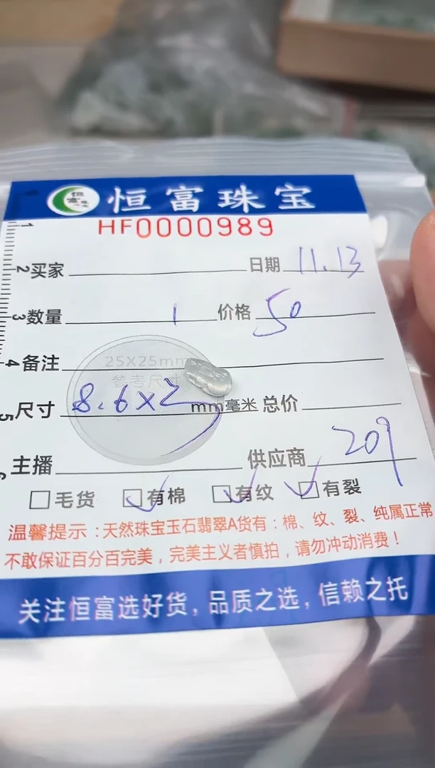 颈饰未镶嵌翡翠翡翠挂件貔貅8.6*3尺寸989