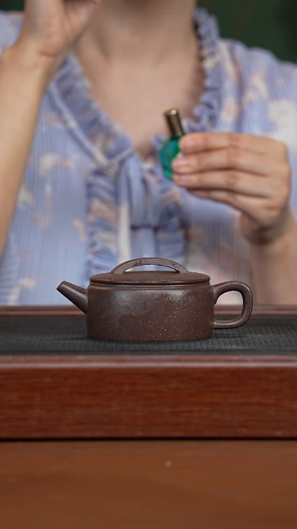 茶壶紫砂天青汉瓦