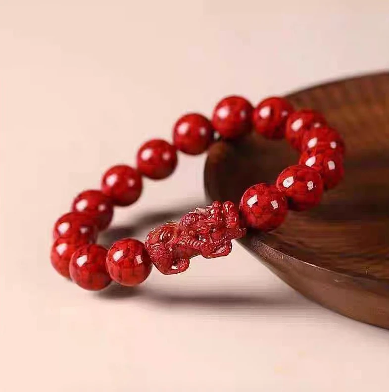 朱砂手串8mm女款手链（送一颗备用珠）