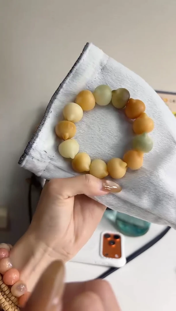 手串菩提根/象牙果i60干磨猫猫头21mm手串