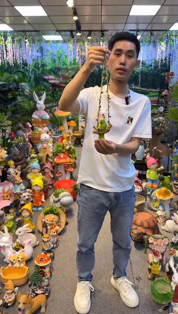 花盆庭院摆件&00&