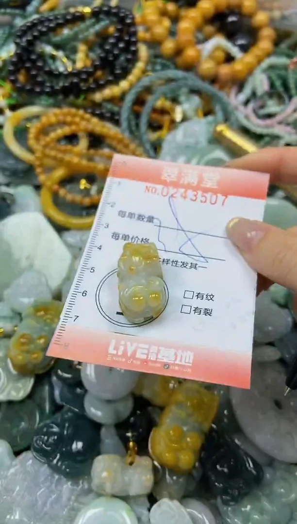 未镶嵌挂件翡翠闪购0243507