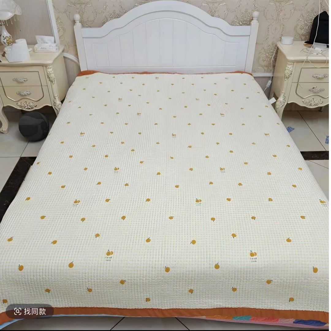 柿柿如意200*230莫代尔绗缝床盖