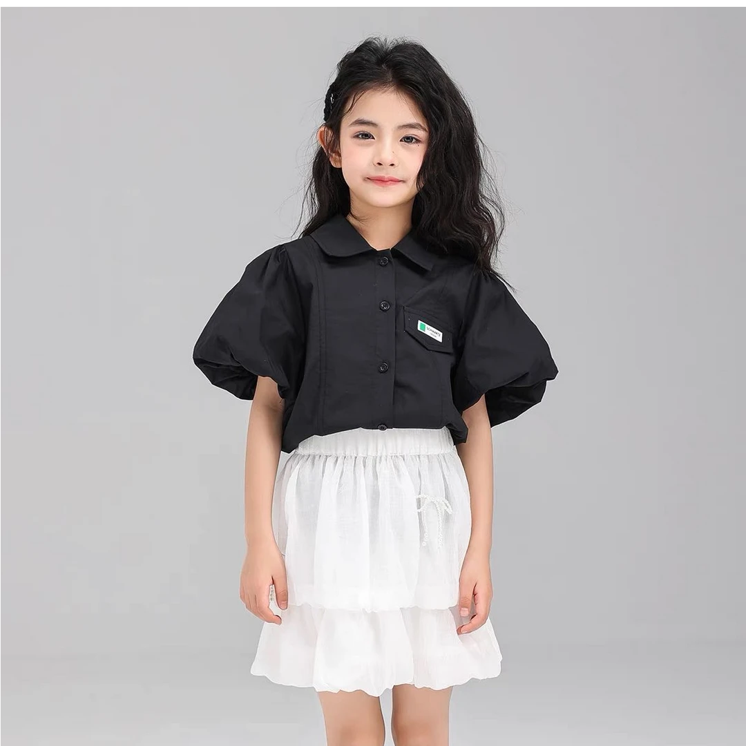 23800高端专享夏季女宝半身裙珍珠白（斯）