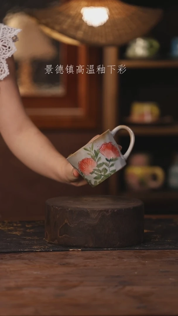 景德镇高温釉下手绘陶瓷407