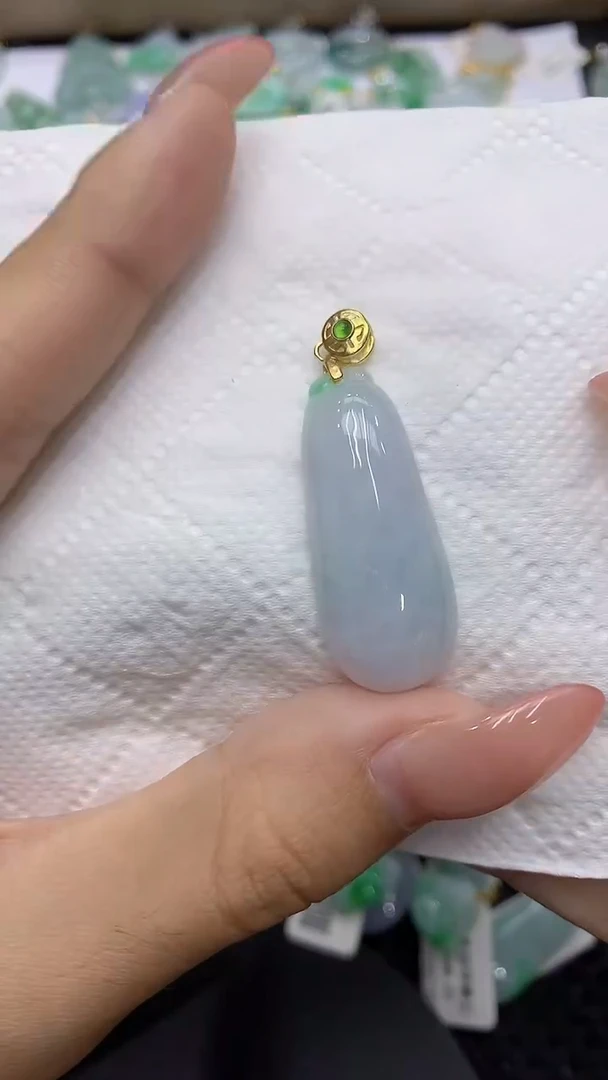 颈饰银S925镶嵌翡翠11111111