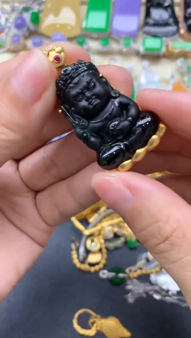 【闪购商品】翡翠颈饰18K金镶嵌546-中国好珍宝