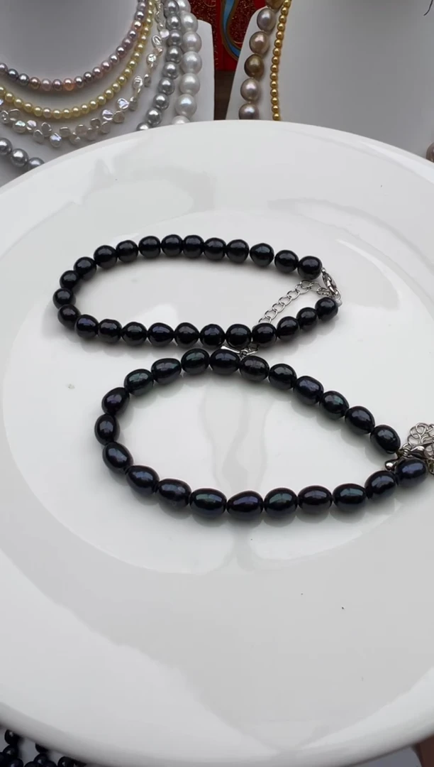 淡水珍珠未镶嵌颈饰1