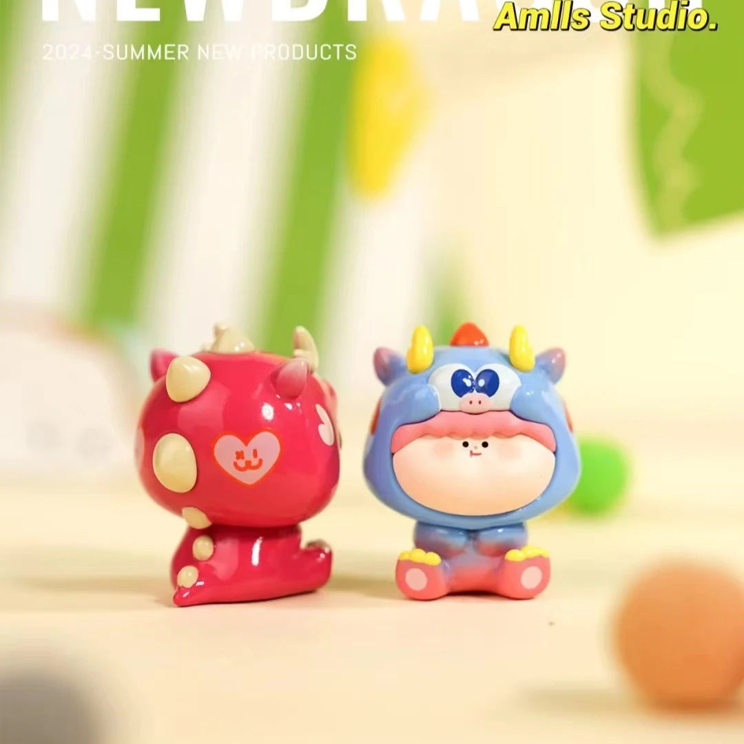 【笑笑代拆寻找幸运星专属】阿玛莉莉丝小龙随机萌粒盲盒