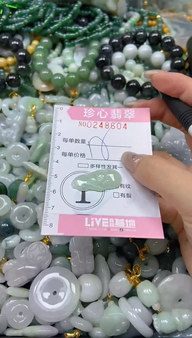 翡翠未镶嵌颈饰闪购0248604