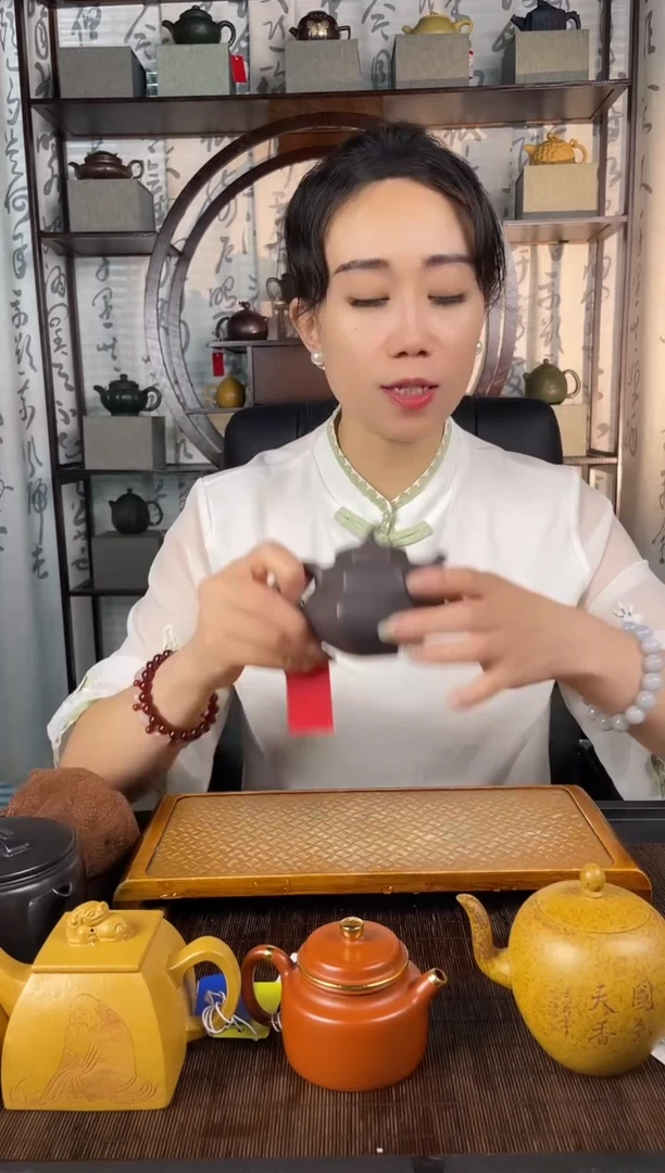 茶壶紫砂小品六方茄瓜老天青泥王宏伟