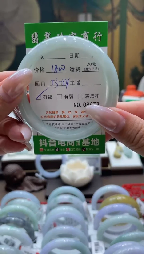 未镶嵌手镯翡翠8673****
