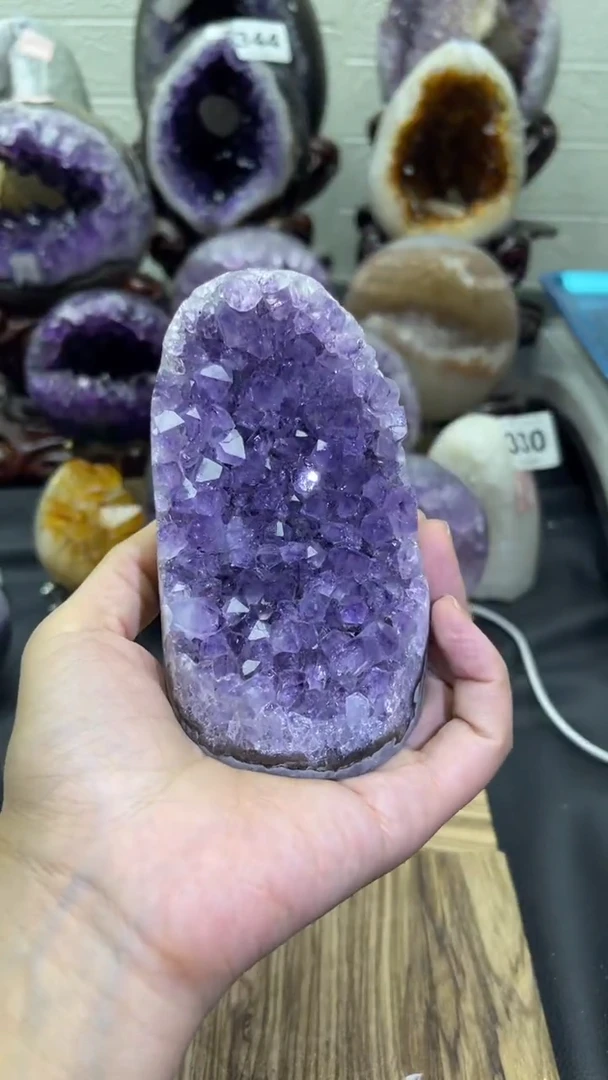 未镶嵌大型摆件（非配饰）紫晶349号摆件