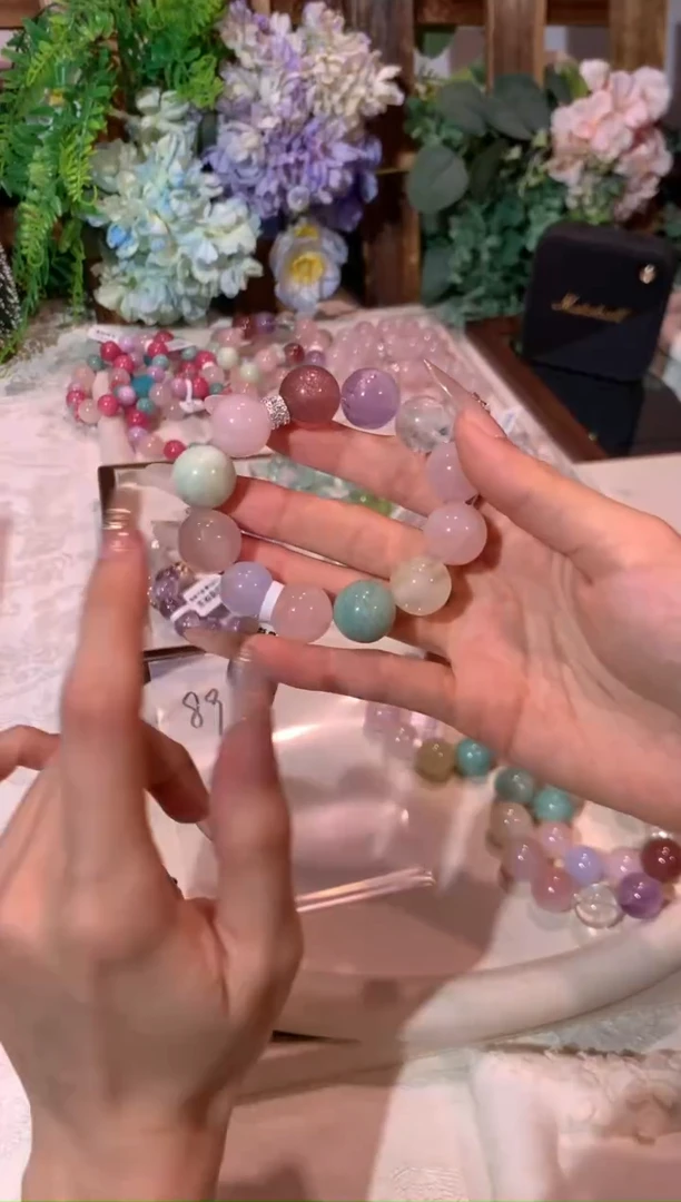 合金手串水晶896 天然水晶手串 多样性发货