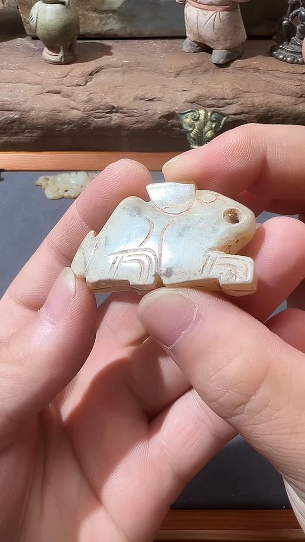 和田玉（糖玉）未镶嵌挂件12