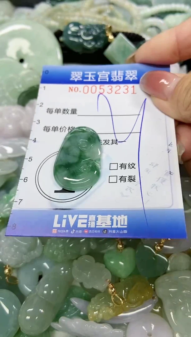 【闪购商品】翡翠颈饰未镶嵌闪购0053231