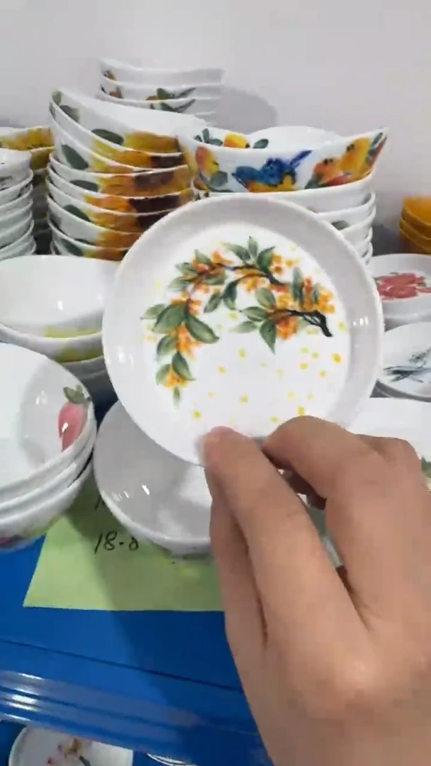 摆件陶瓷景德镇高温瓷（玉泥小碟）