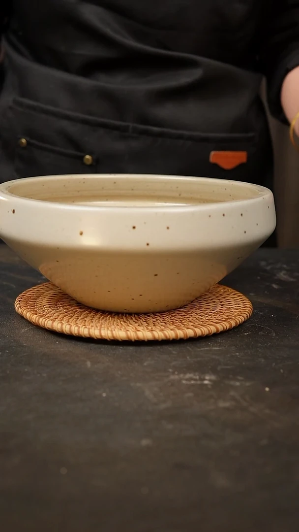 【闪购商品】瓷片泥泥手工花盆口21高10