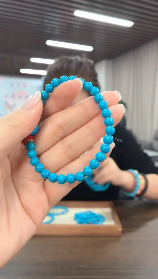 合金菱锰矿手链绿松手链HF3687S