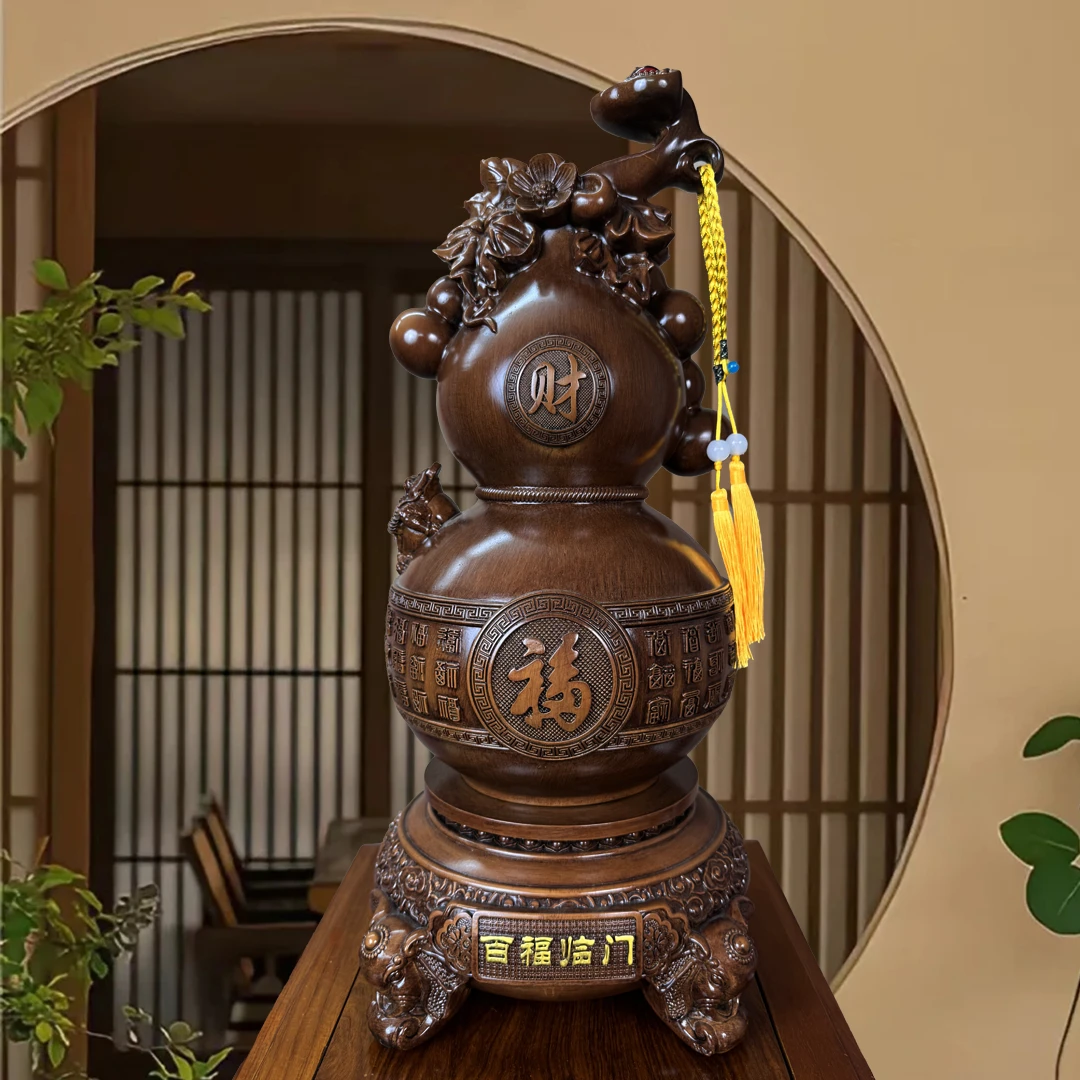 百福临门葫芦家居玄关客厅办公室博古架书房摆件乔迁开业送礼