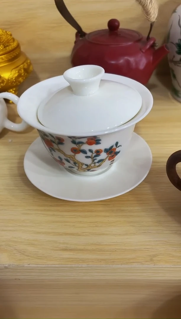 陶瓷茶具摆件旅行套组