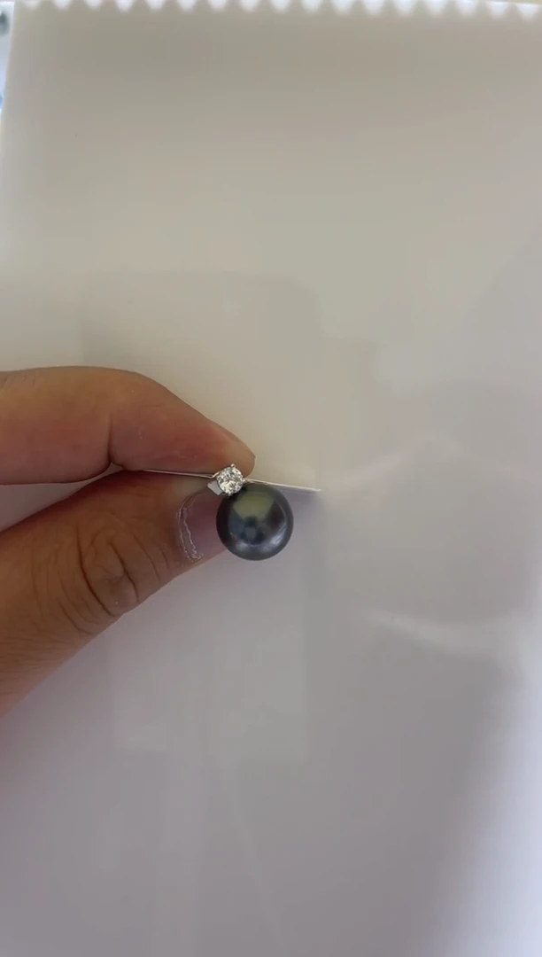 海水珍珠18K金镶嵌颈饰清货