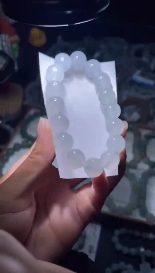 未镶嵌定制翡翠天然缅甸A货翡翠手串80