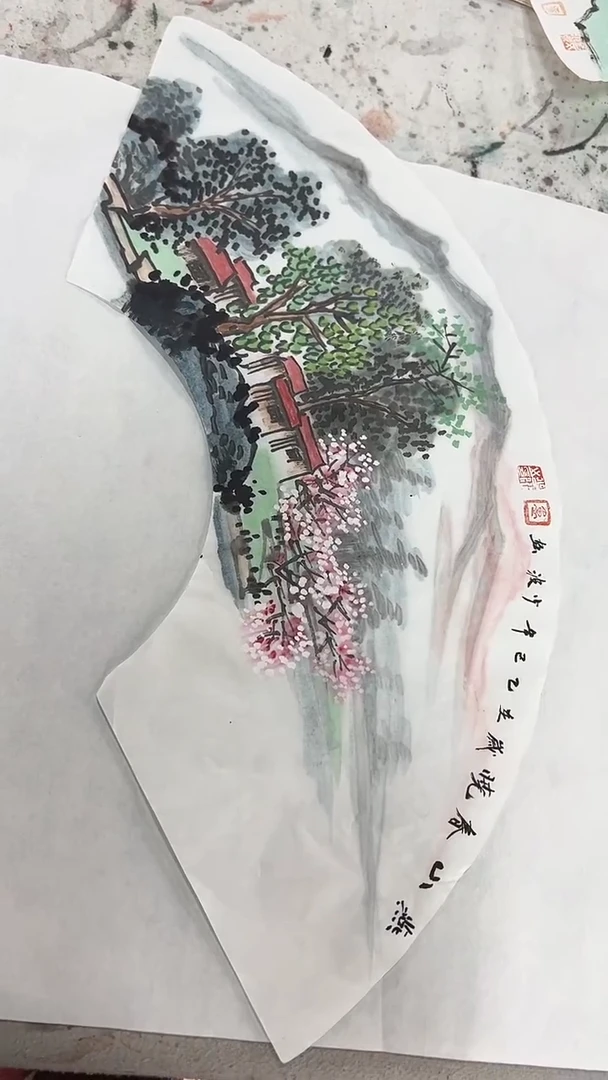 国画卢少波/国画/山水
