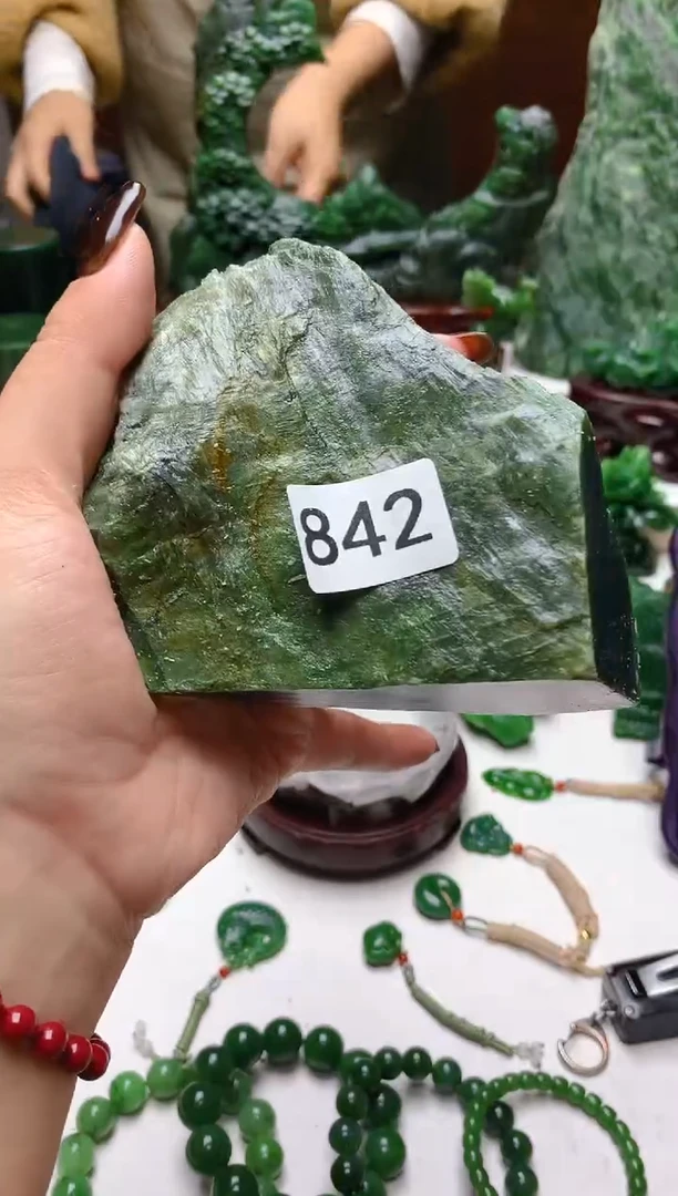 未镶嵌和田玉珠宝半成品1