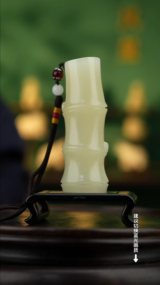 玉【节节高升】天然玉石手把件