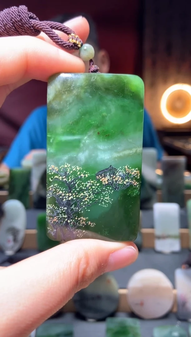 和田玉未镶嵌挂件yc