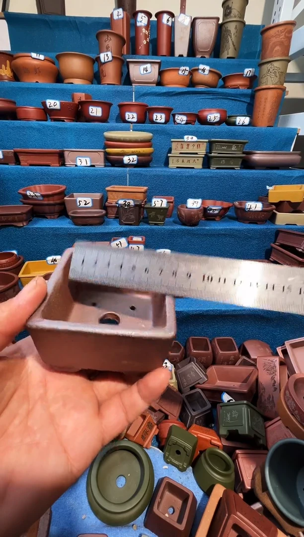 【闪购商品】紫砂紫砂花盆7.5*4