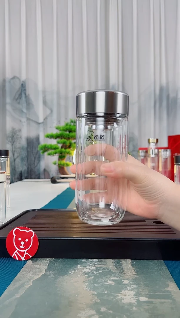 高硼硅玻璃茶隔款希诺高档单层玻璃杯69起，全年保价