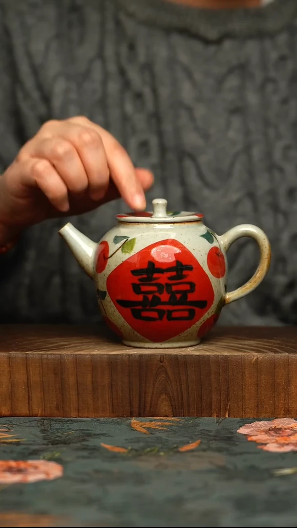 杯釉下彩手工手绘同款陶器