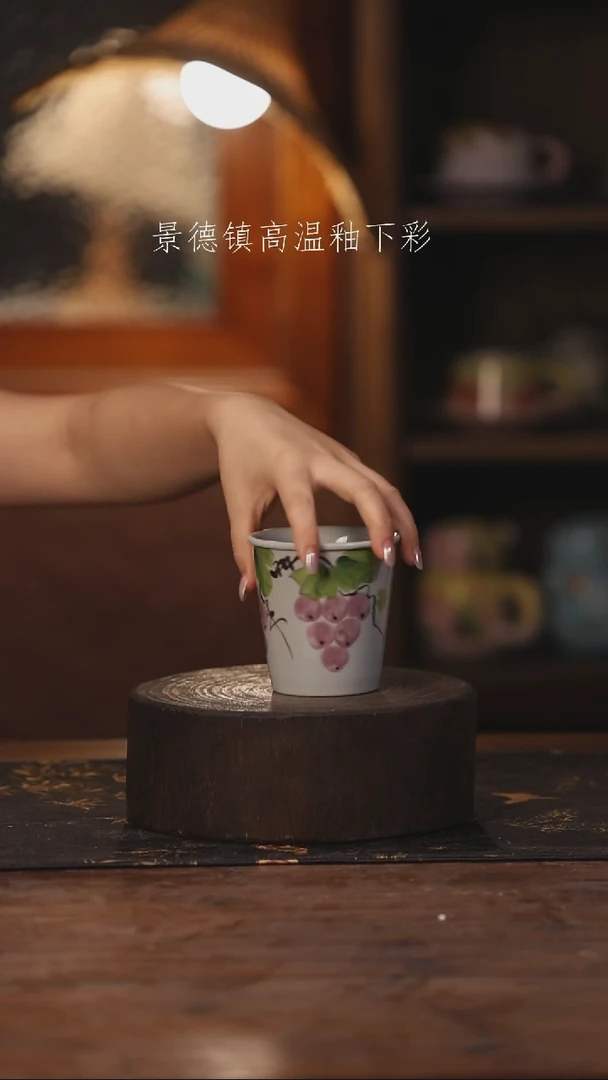 陶瓷景德镇高温釉下手绘陶瓷165