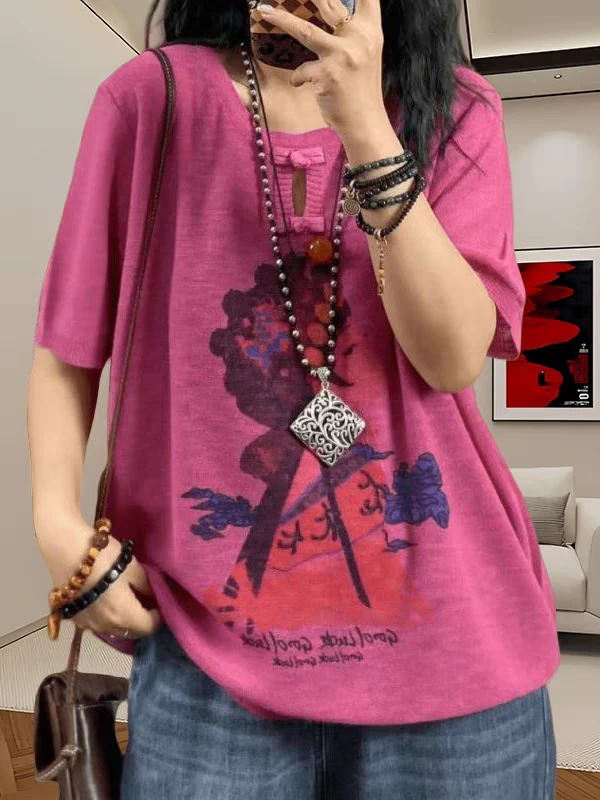 2569女士休闲T恤-HY1