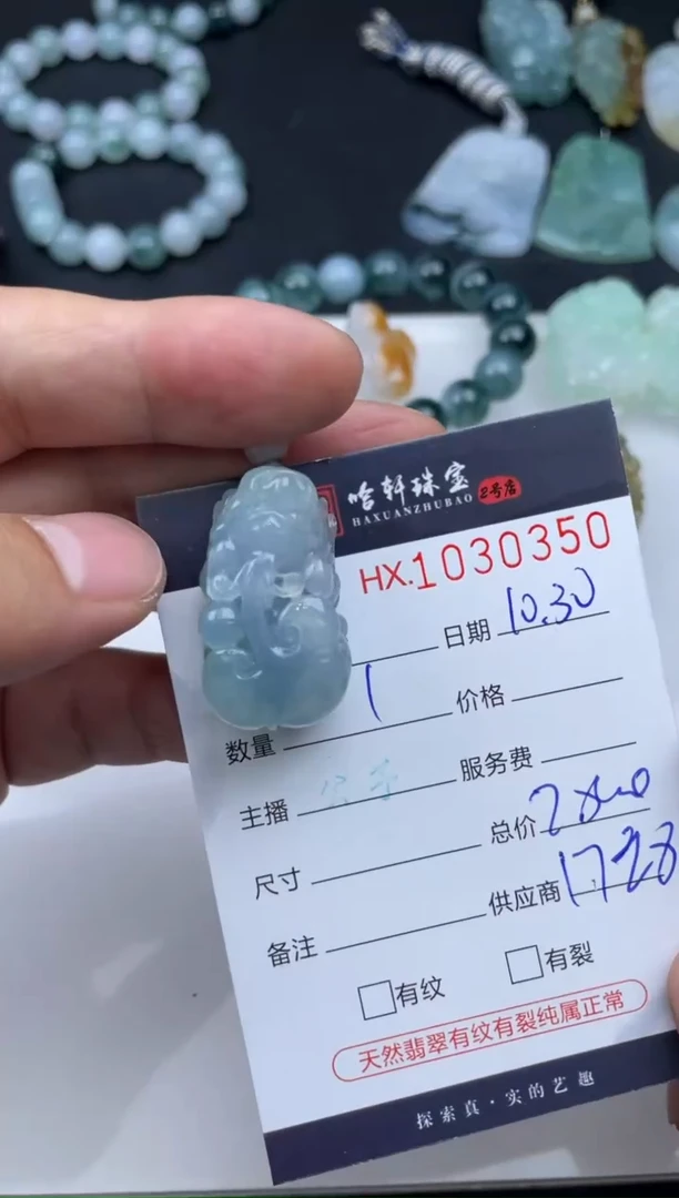 吊坠(不含链)未镶嵌翡翠哈轩  挂件1