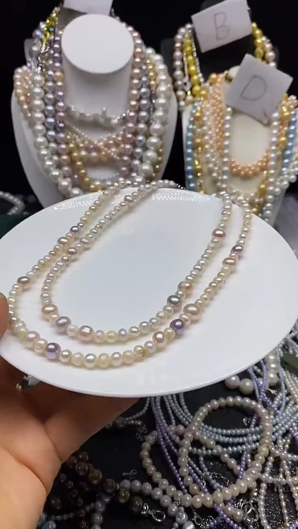 淡水珍珠未镶嵌颈饰多人