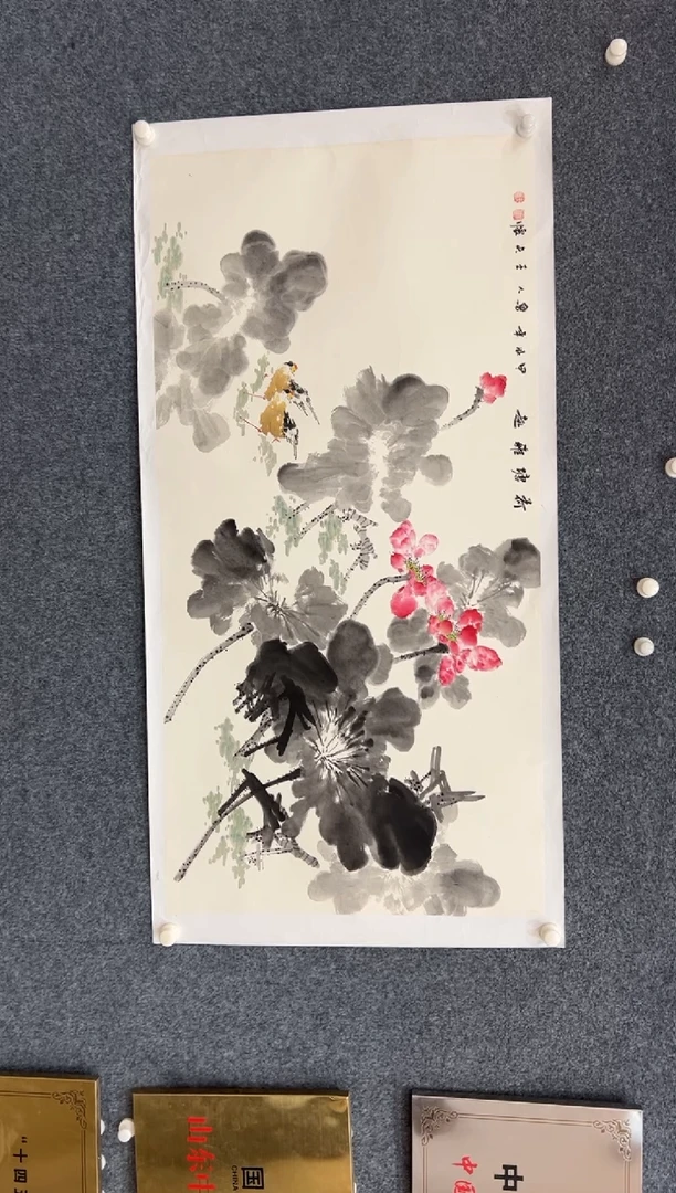 【闪购商品】国画2.12-王夫怀-四尺花鸟-022