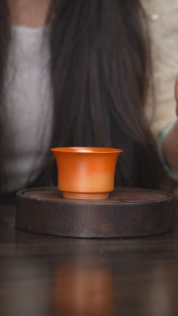 【闪购商品】杯15柴房陶瓷柴烧马蹄杯