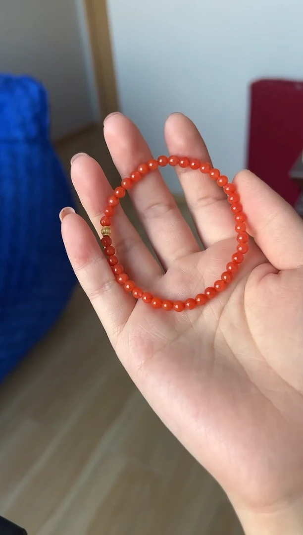 【闪购商品】南红玛瑙手串未镶嵌南红福利单圈