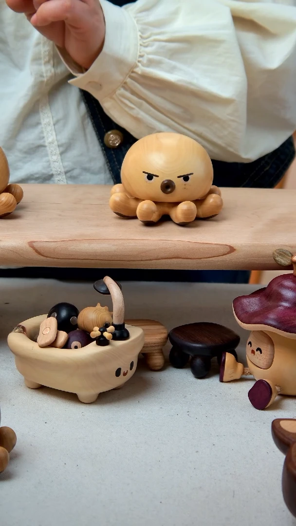 木?****ㄨ娃娃   小叶章鱼微瑕