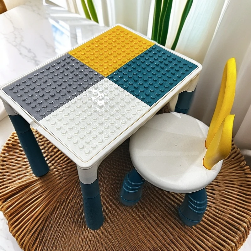 积木桌玩具配板凳.以直播间为准