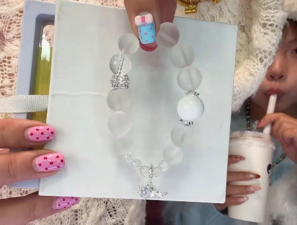 未镶嵌手链水晶黑糖kiki