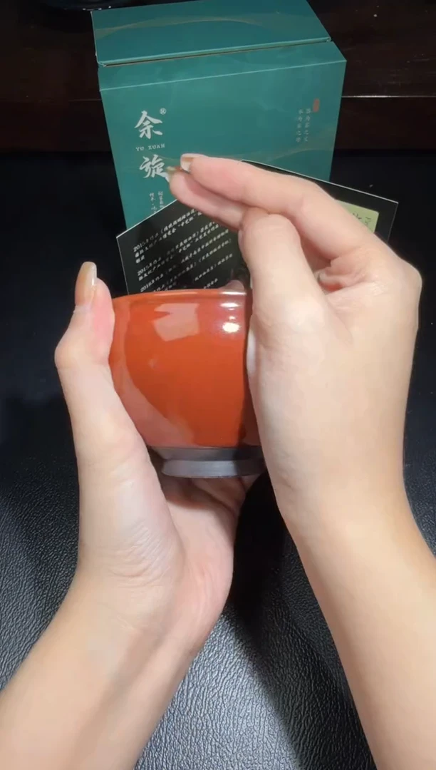 茶盏余旋柿红盏建盏故事44