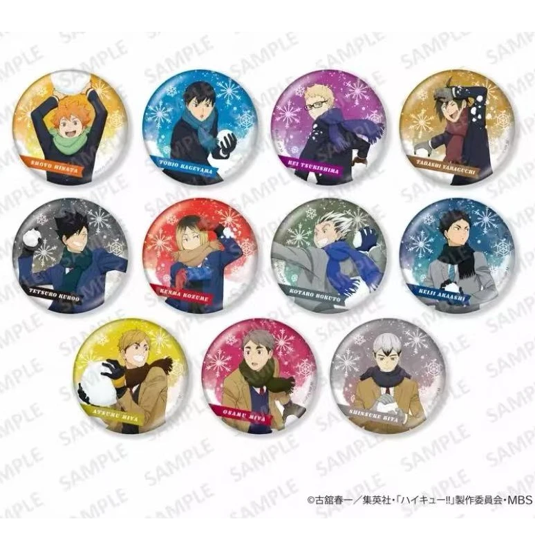 【幸运鹅】排球少年打雪仗 75mm吧唧 默认代拆