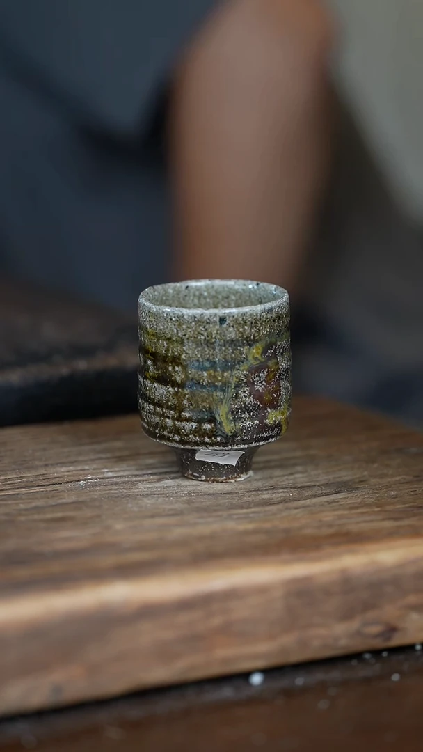 浪鬼柴烧浪鬼柴烧无为杯子【微瑕】