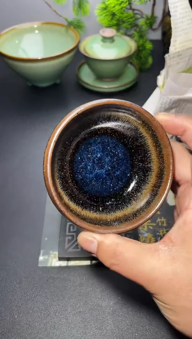 茶盏174叶紫建盏