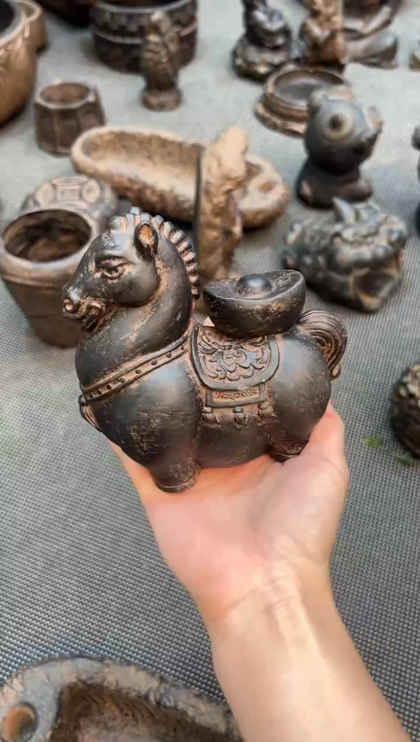 陶土马上有财火山泥