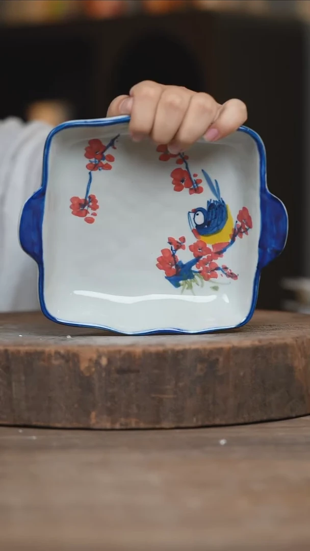 瓷片景德镇高温釉下彩（食品级）